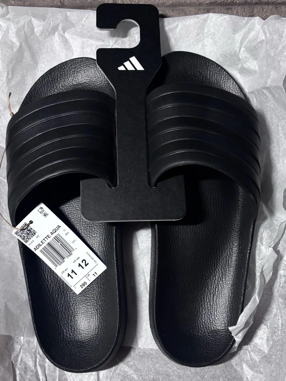 adidas Adilette Black Comfort Slide